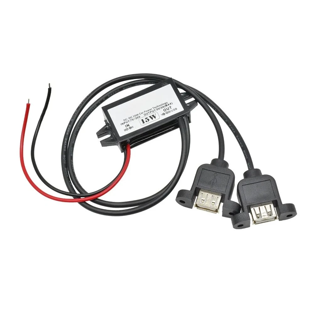 12V24V to 5V 2A 3A 10W 15W 24W DC-DC Step Down Buck Converter Power Supply Module Mini USB Micro USB Male Female Type-C Adapter