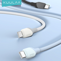 KUULAA USB C Cable to USB Type C Cable PD 30W Fast Charger Cord USBC to Type-C Cable for iPhone15 Samsung Xiaomi