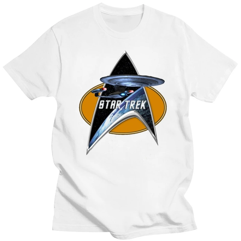 Men t-shirt StarTrek Voyager Command Signia Chest tshirt Women t shirt