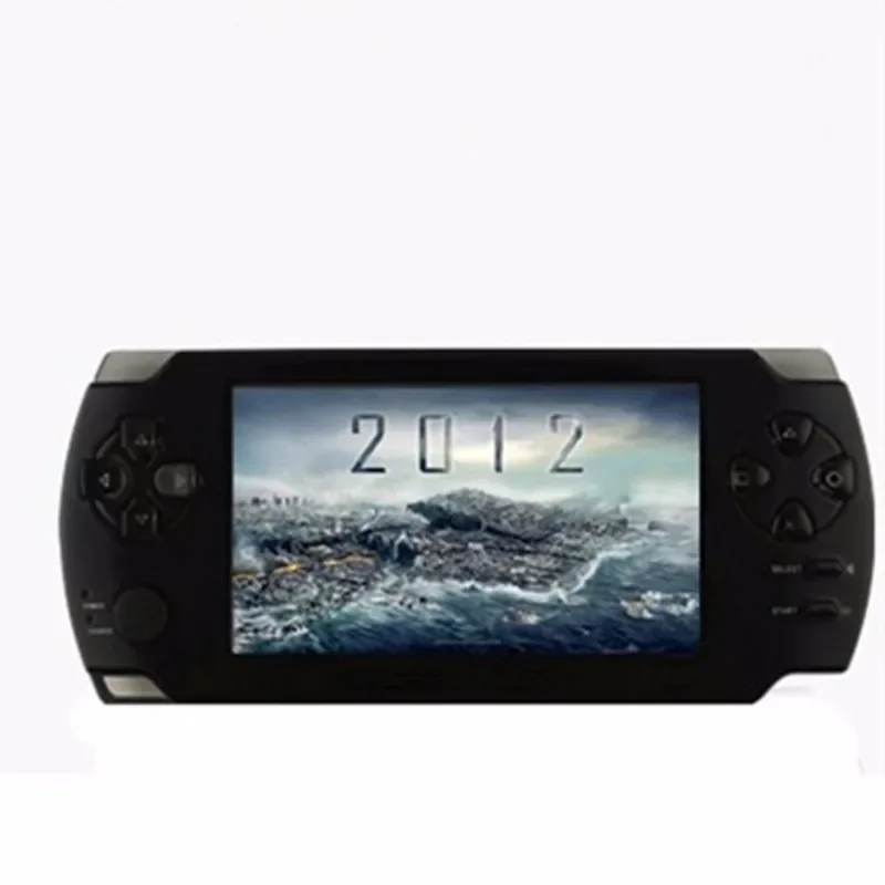 หน้าจอสี 4.3 นิ้วคอนโซลเกมมือถือเกมคอนโซลรองรับเอาต์พุต HD1080P หน่วยความจํา 8G MP5 พร้อมกล้องเครื่องเล่นบางเฉียบ