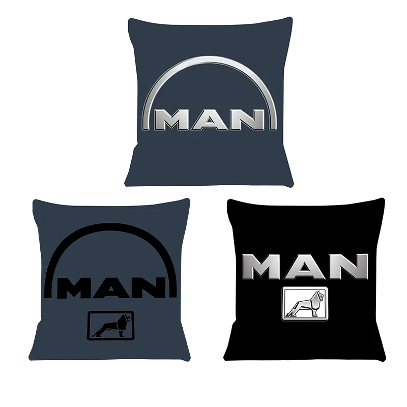 Man Truck Tape Cushion Cover for Sofa, Pillow Case, Seat, Car Throw Pillowcase, Home Decorative, 138