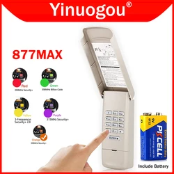 877MAX Wireless Keypad Remote Control Garage Door Opener Compatible With 878MAX 877LM 977LM 377LM 376LM 371LM 373LM 971LM 973LM