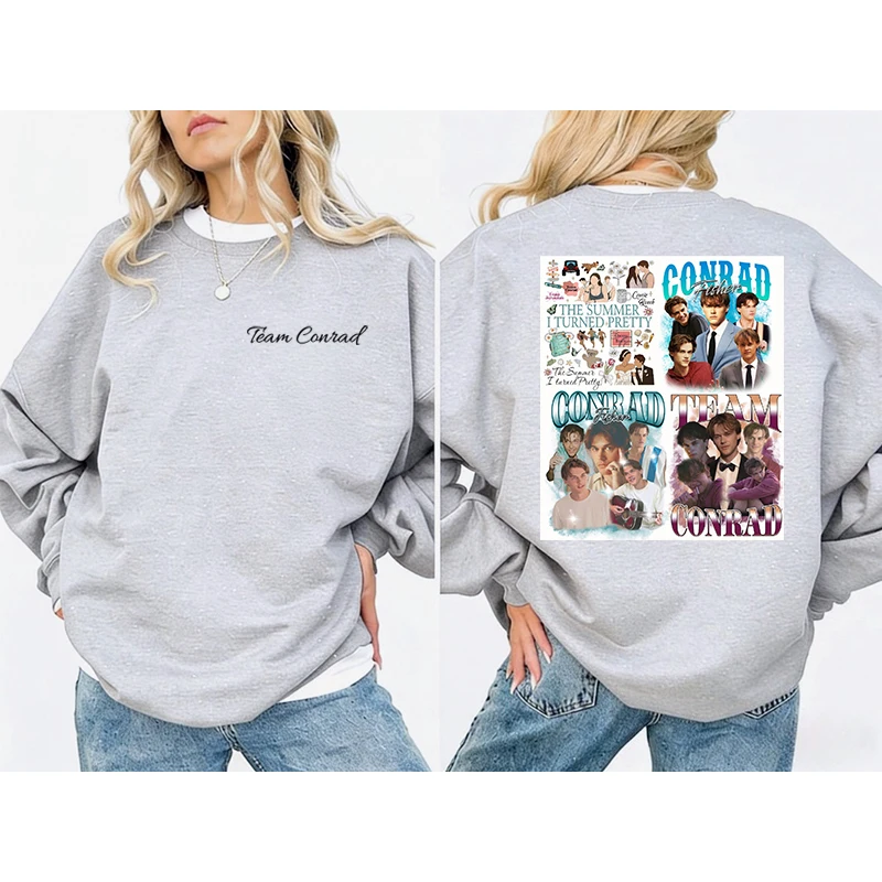 Equipe Conrad Camisola Poster Sweat Star Poster Moletom Banda Moletom O Verão Turned Pretty Gráfico Pulôver Moletom Com Capuz