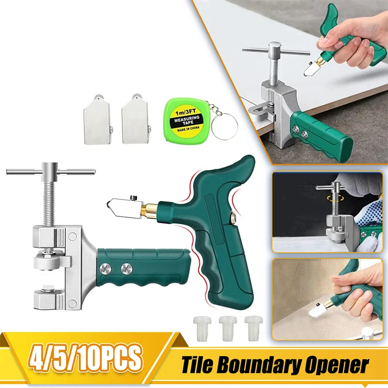 Многофункциональные инструменты для резки стекла, набор для резки плитки, керамический напольный и фарфоровый резак, чесалка для резки керамики