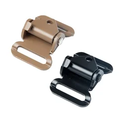 Tactical Function Aluminum Alloy Sliding Quick Adjustment Spring Buckle Fits 25mm Webbing Airsoft 2 Point Rifle Sling Accessory