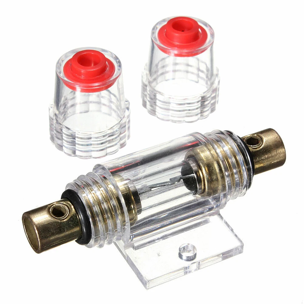 1500W Car Subwoofer Cable 8GA RCA Power Cable 60 AMP Fuse Holder Car Audio Line 18GA for Car Modification for Auto Vehicle Parts