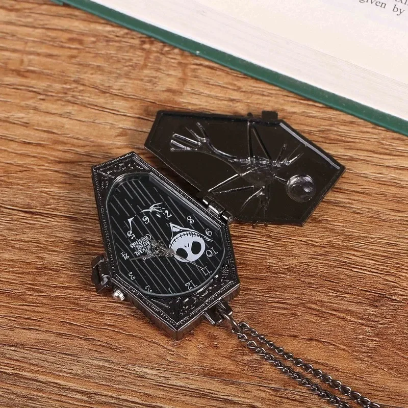 Relógio masculino Mummy flip pocket watch Christmas funny zombie retro necklace watch