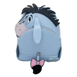 MINISO Disney Eeyore Donkey Lady Cute Kids Backpack Mochila PU Leather Pack Travel Baby Handbag for Girls Shoulder Bag