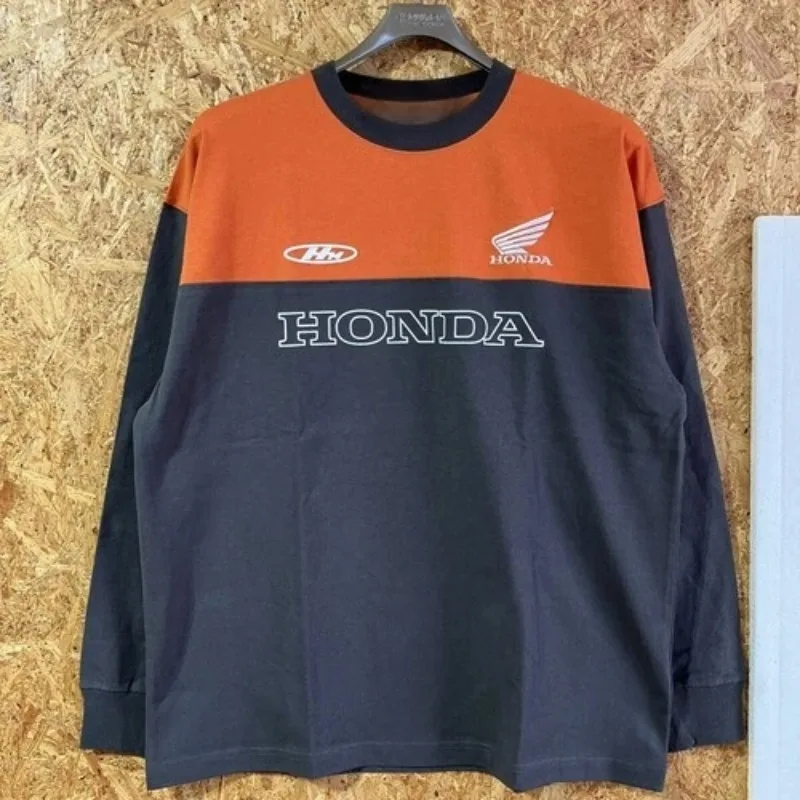 

Honda New Fashion Motorcycle Riding Jersey Men Women Clothes Racing Jersey Breathable Quick Dry Oversized Elastic Summer T Shirt
