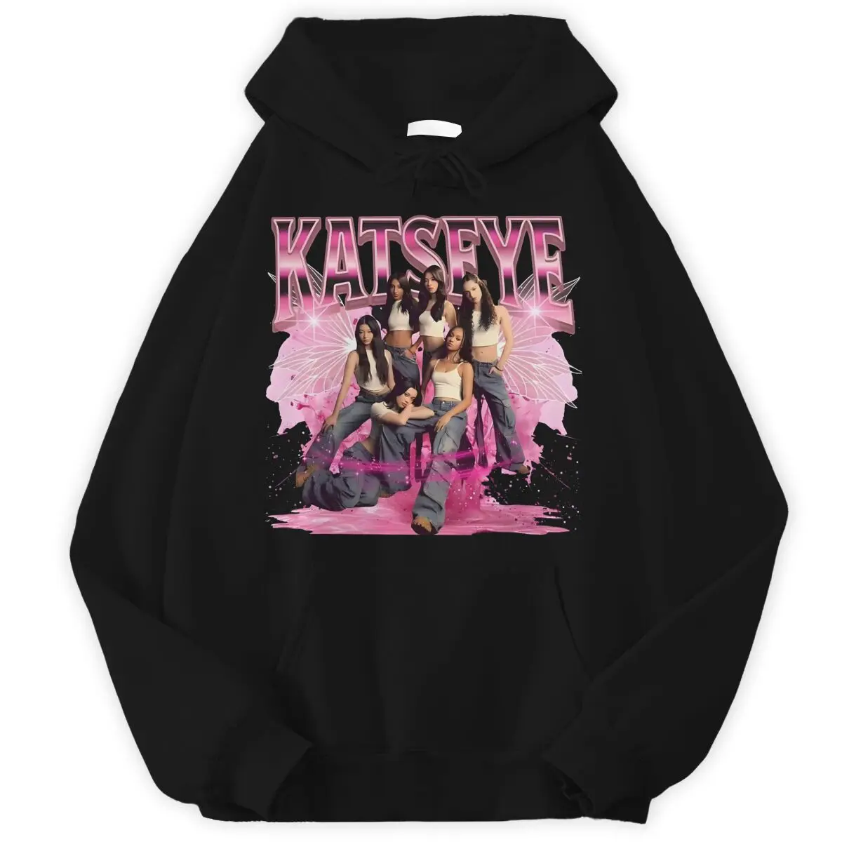 Casual Katseye The Wildworld Tour 2026 Hoodie Unisex Men Women Fan Long Sleeve Loose Pullover Sweatshirt Street Daily Wear