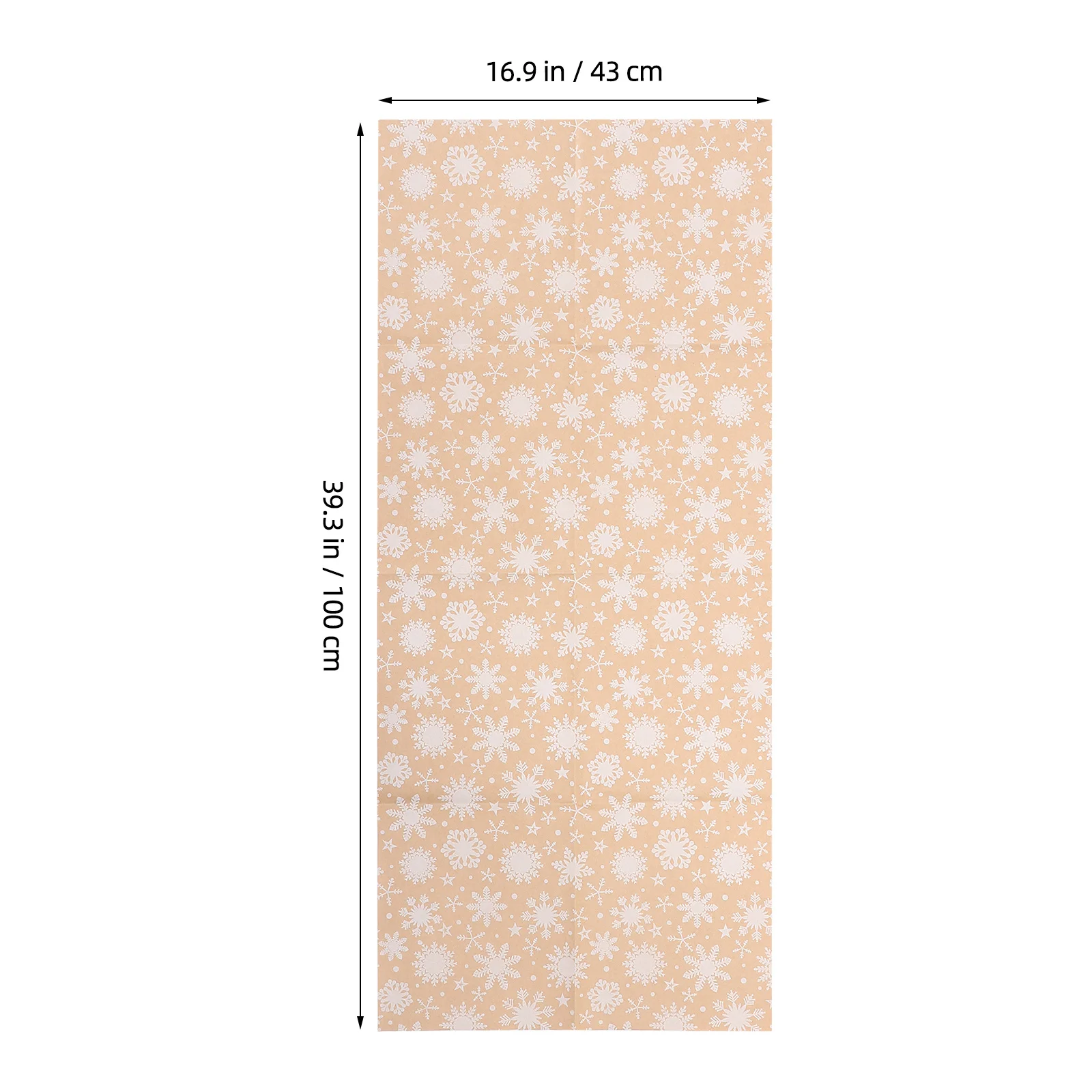 5Pcs Christmas Wrapping Paper Rolls Festive Design Durable Kraft Paper for Holiday Gifts and Parties Decorative Material