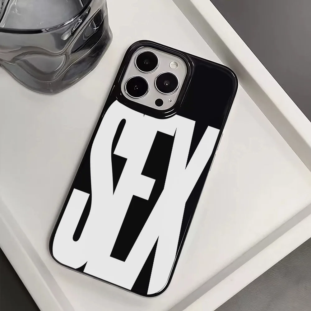 Sex Icon Pattern Phone Case for iPhone 16 15 14 13 12 11 Pro Max X XS XR XSMax 7 8 Plus Glossy Film Hard PC Cover - náhled 2