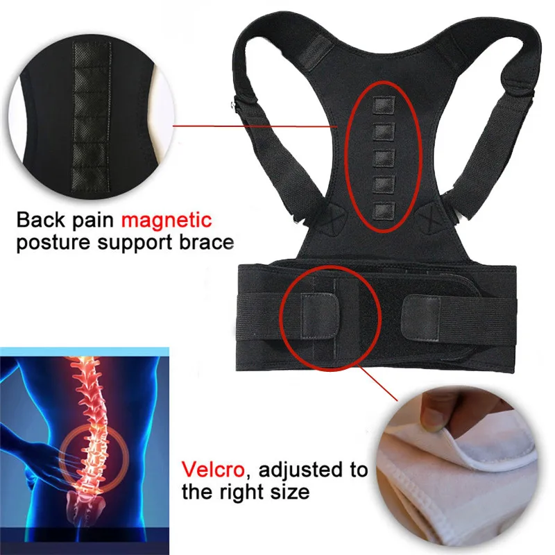 Magnetic Therapy Posture Corrector Posture Corset Shoulder Support Belt Men And Women Braces And Support Belt Shoulder Posture