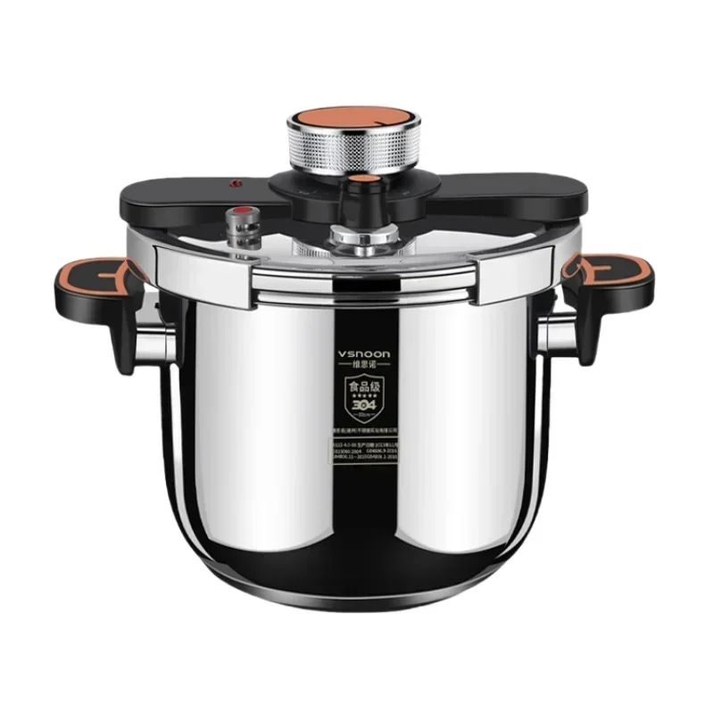 100kPa Pressure Cooker Stainless Steel 4/5/6/8L  Pressure Cookers Fast Cookin High Pressure Soup Pot Multicooker