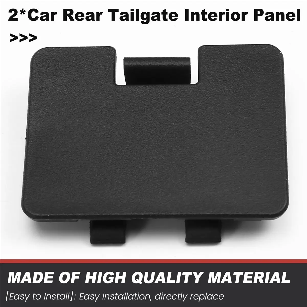 #16N (Black)2Pcs Car Rear Tailgate Interior Panel for Mitsubishi Pajero V93 V97,Automotive Parts & Accessories
