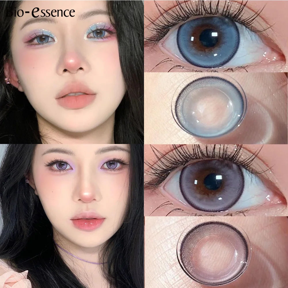 Bio-essence Colorcon 1 Pair Korean Lenses Colored Contact Lenses for Eyes Big Eye Lenses Brown Lenses Blue Eye Lenses Y2k Lenses