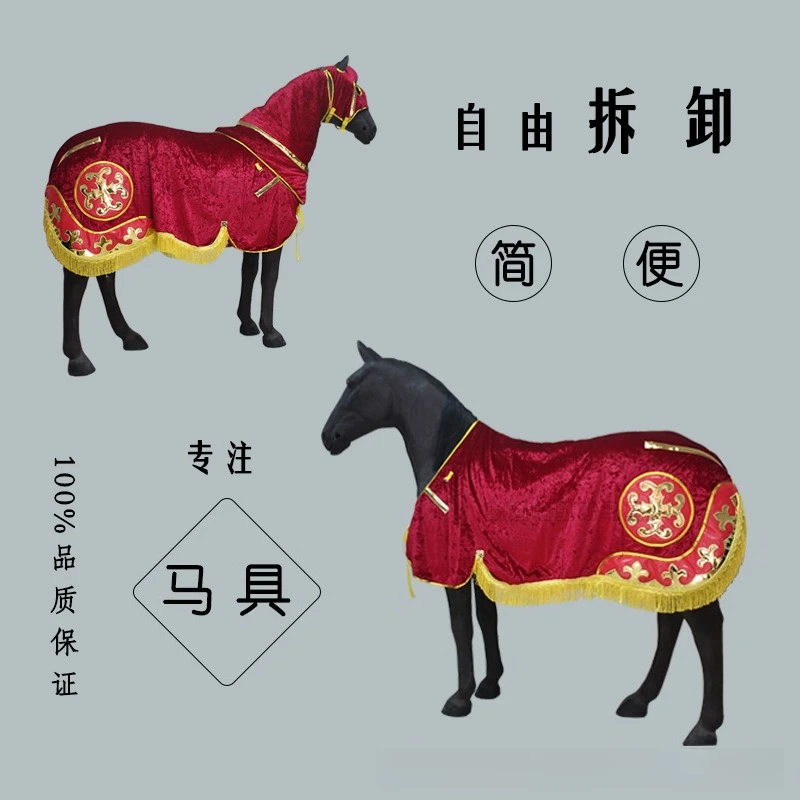 Colorful Detachable 2-Piece Ethnic Style Horsewear, Soft Velvet Fabric, Comfortable Spring Autumn Riding Jacket