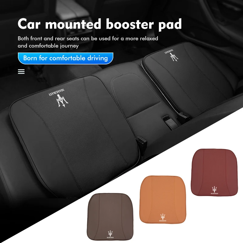 Leather Car Seat Cushion Seat Cushion Universal Accessories For Maserati Quattroporte Spyder Levante Coupe GranTurismo