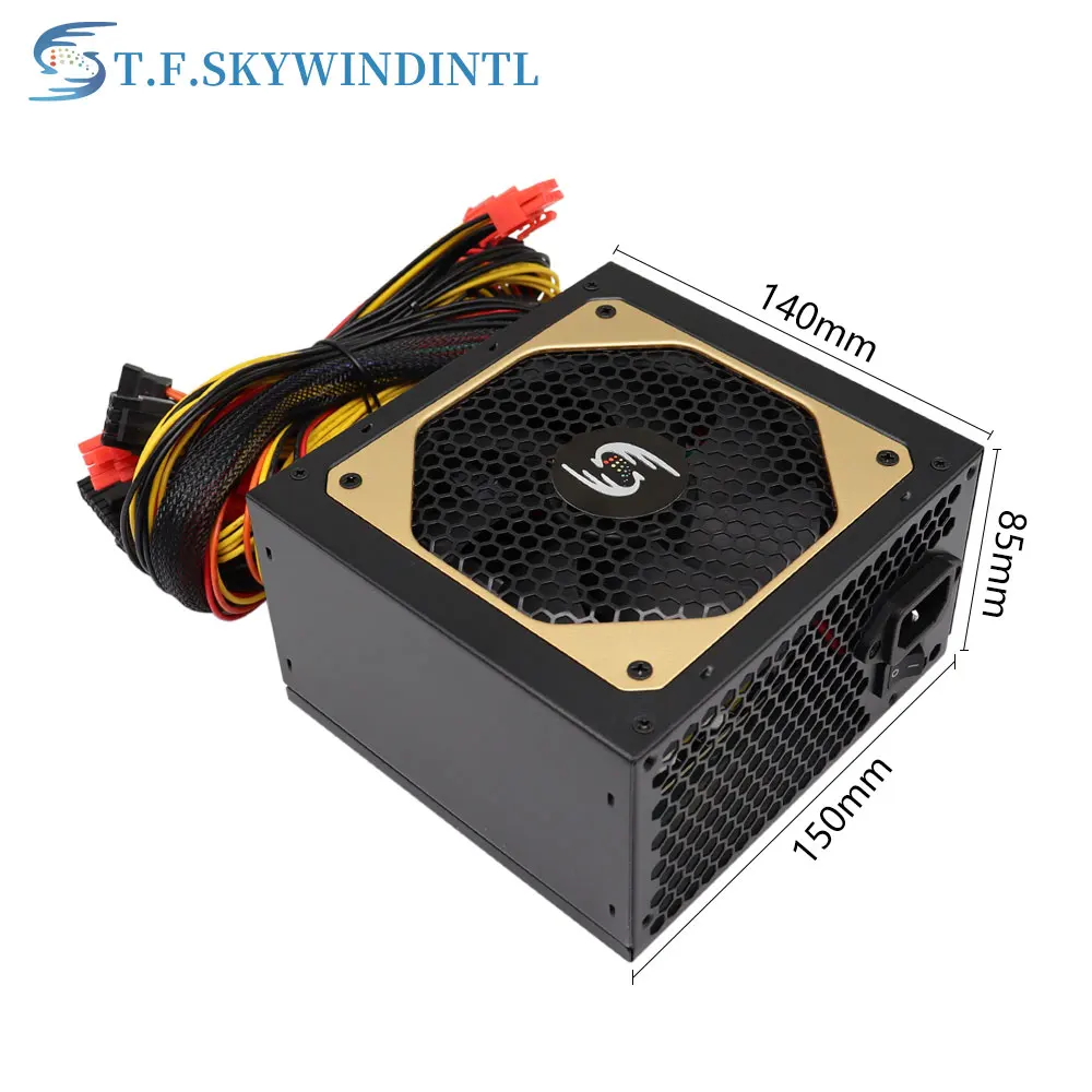 Imagem -02 - Skywintl 850 w Fonte de Alimentação para Jogos Fonte de Energia 220v Atx Gamer pc t. f.