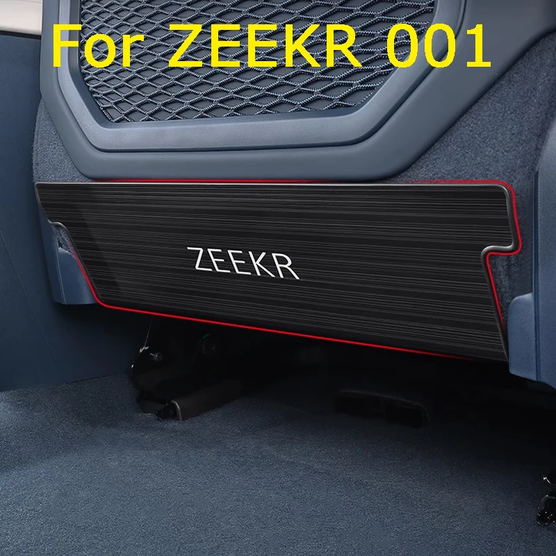 

For ZEEKR 001 2023 Car Anti Kick Plate Pad Anti-kick Stainless Steel Protector Mats Seat Back Protector Accessori