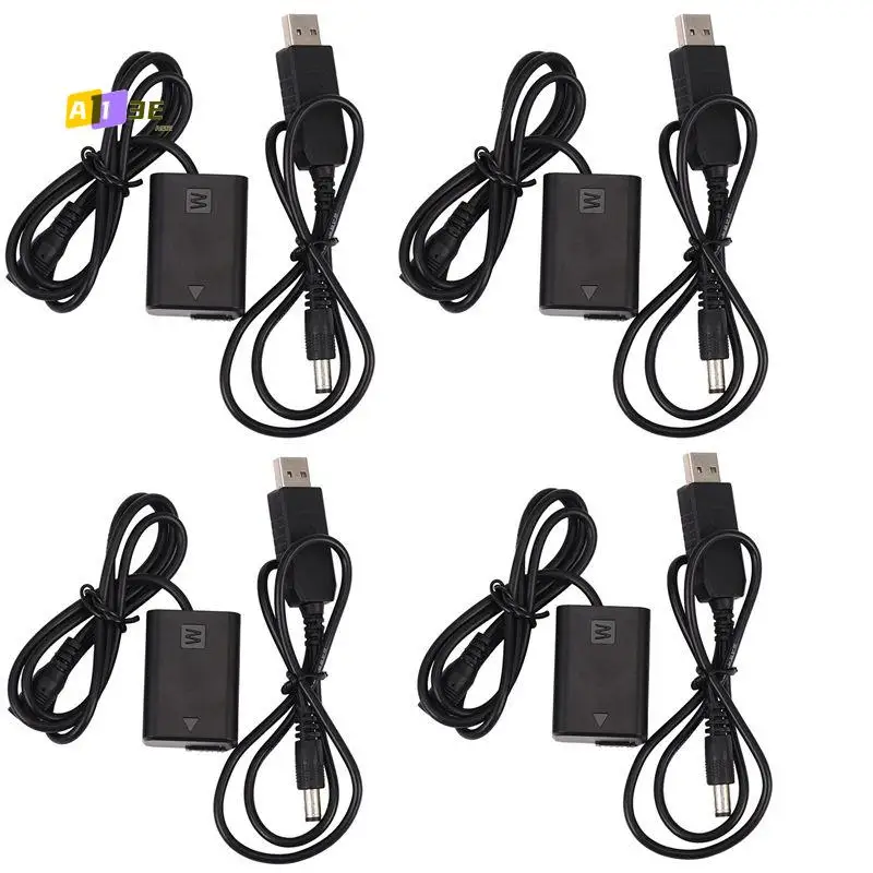A13E-4X Np-Fw50 Dummy Battery W/Dc Power Bank (5V 2A) USB Adapter For Sony A7R, A7, A7S, A7S Ii, A5000, A5100, A6000, A6500