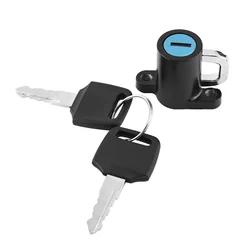 Helmet Lock Hanger Helmet Lock Hook Helmet Lock Universal Motorcycle Motorbike Bike Helmet Lock Hanging Hook with 2 Keys Set