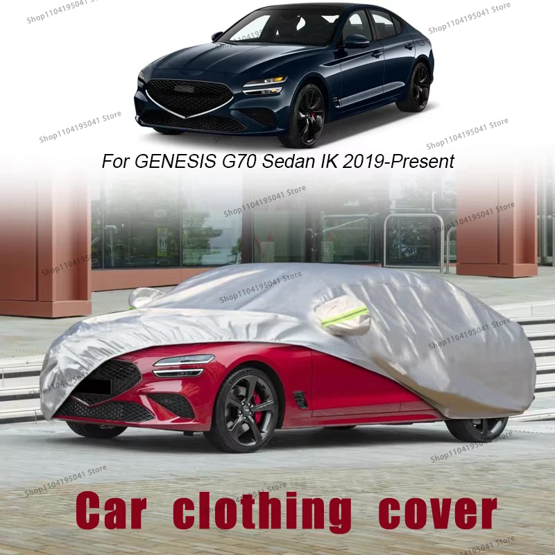 

For GENESIS G70 Sedan IK 2019-2023 Full Car Cover Rain Frost Snow Car protective cover ,UV protection,Car paint protection