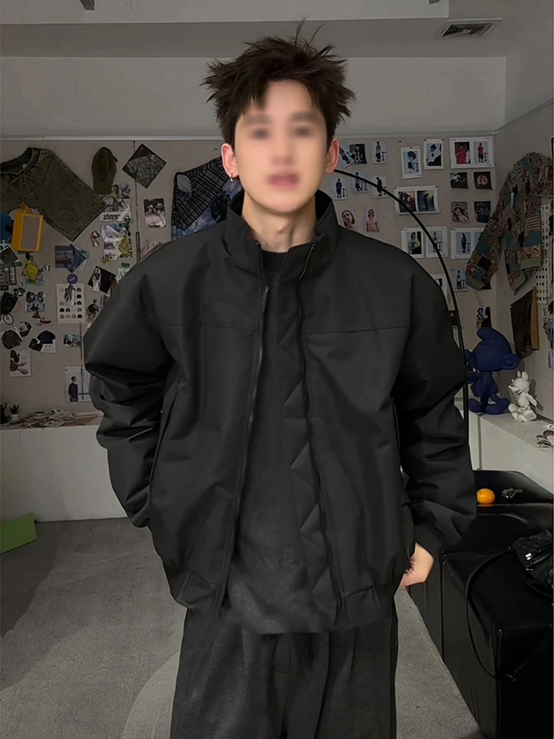 

Мужская зимняя куртка-пилот Bla American Tee-Proof с воротником-стойкой, утепленная пухом, короткая, из хлопка, для молодежи, городская повседневная верхняя одежда