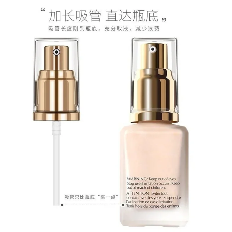 1Pc Vloeibare Foundation Pomp Vervangen Handige DIY Fles Dubbele Slijtage Vervanging Hervulbare Essentiële Make-up Gereedschap Pomp