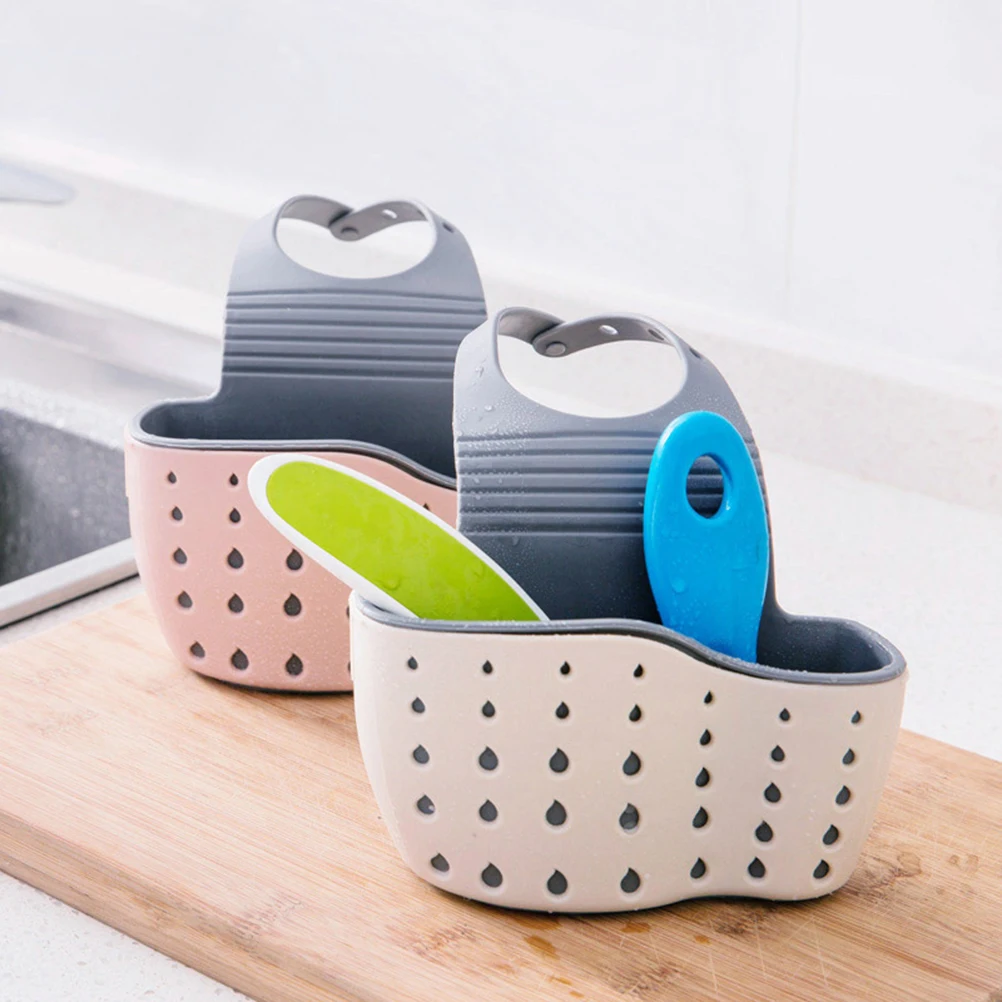 

2Pcs Sink Rack Drying Strainer Basket Kitchen Tool Holder Tools Storage Bathroom Kitchen Sink Rack Accessories