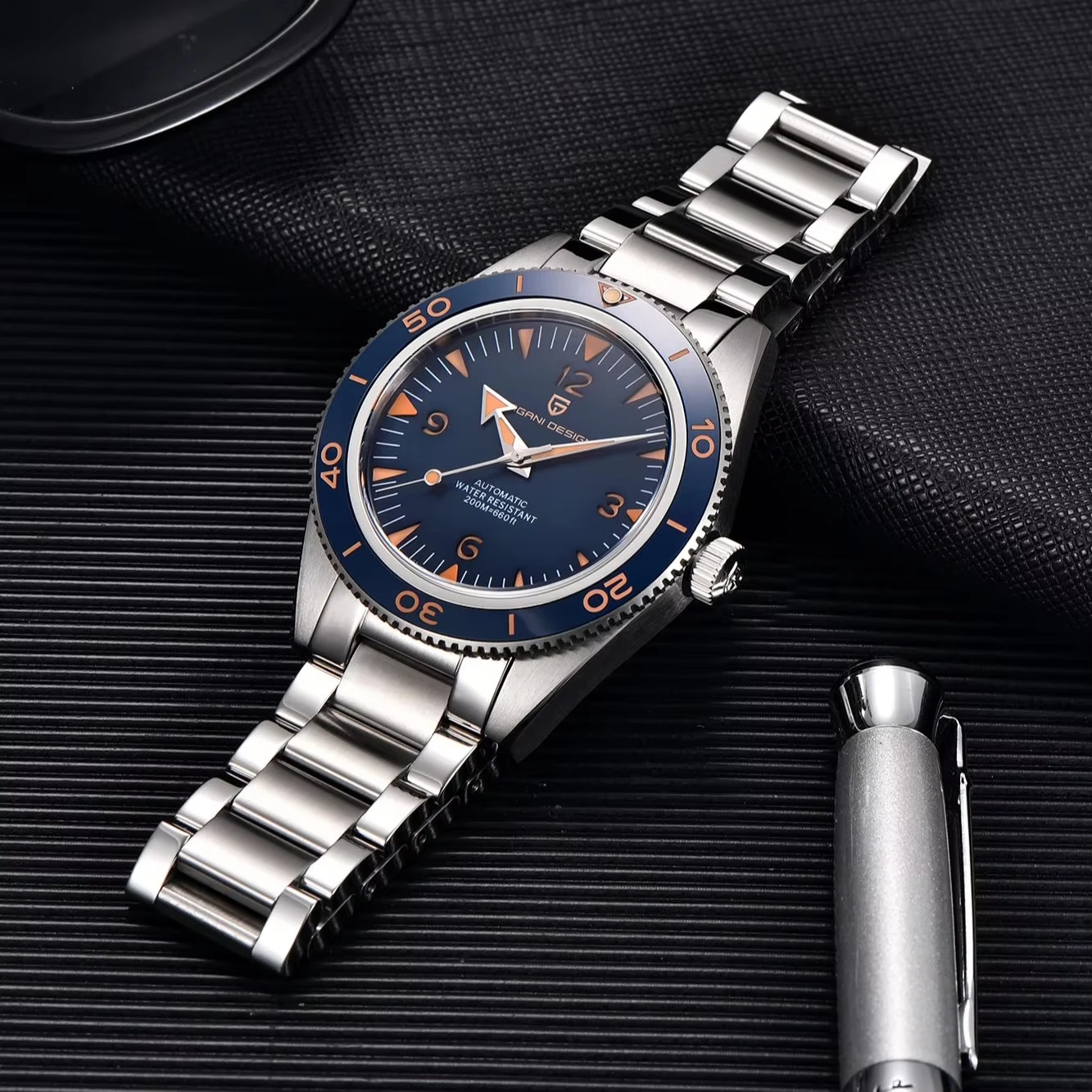2024 New PAGANI Design NH35 Men\'s Automatic Mechanical Watch Classic Retro 200m Waterproof Business Sports Watches Reloj Hombre