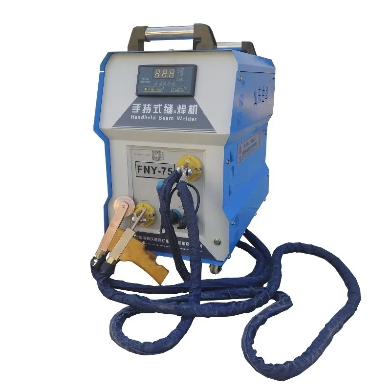 

FNY-75 Automobile Exhaust Pipe Stainless Steel Embossed Plate Heat Shield Seam Welding Machine