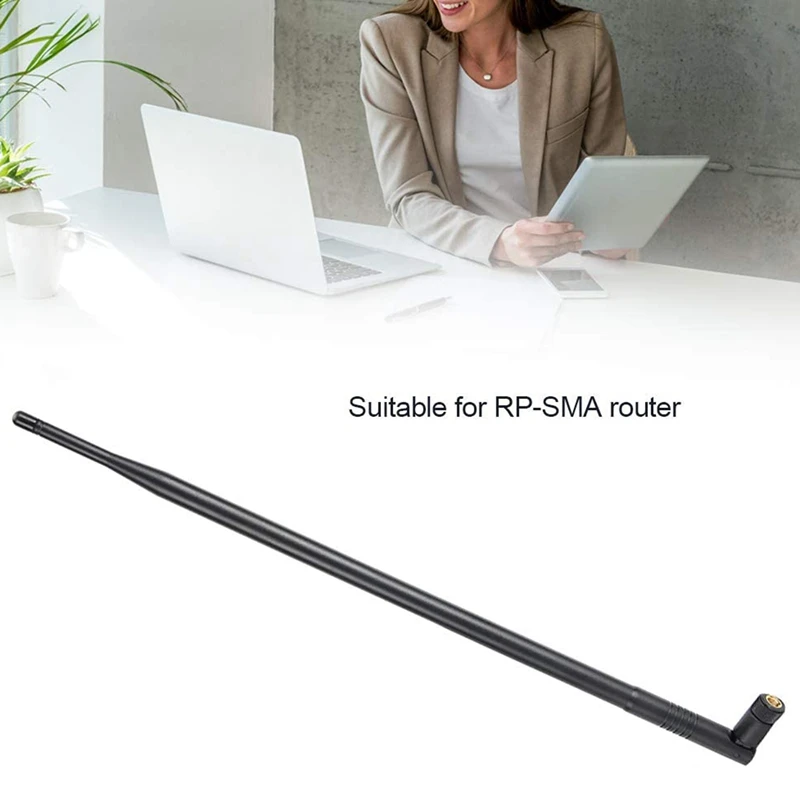 Antenna WiFi 12DBI, Antenna WiFi a lungo raggio Dual Band 2.4G/5G ad alto guadagno con connettore RP?SMA per rete Wireless