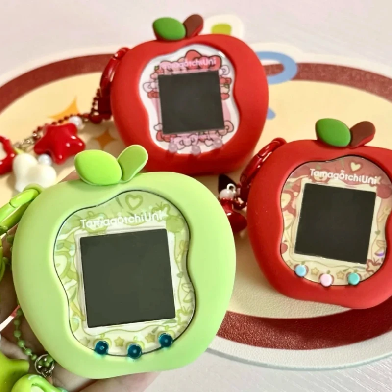 

New Genuine Tamagotchi Red Green Apple Strawberry Series Exquisite And Cute Silicone Anti Drop And Waterproof Protective Cover