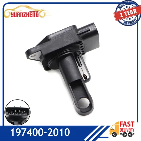 자동차 MAF MASS 에어 플로우 계량기 센서 197400-2010, 마즈다 2 3 5 6 CX-7 RX-8 MX-5 Miata Protege 2.0L 2.5L 1999-2015 ZL01-13-215
