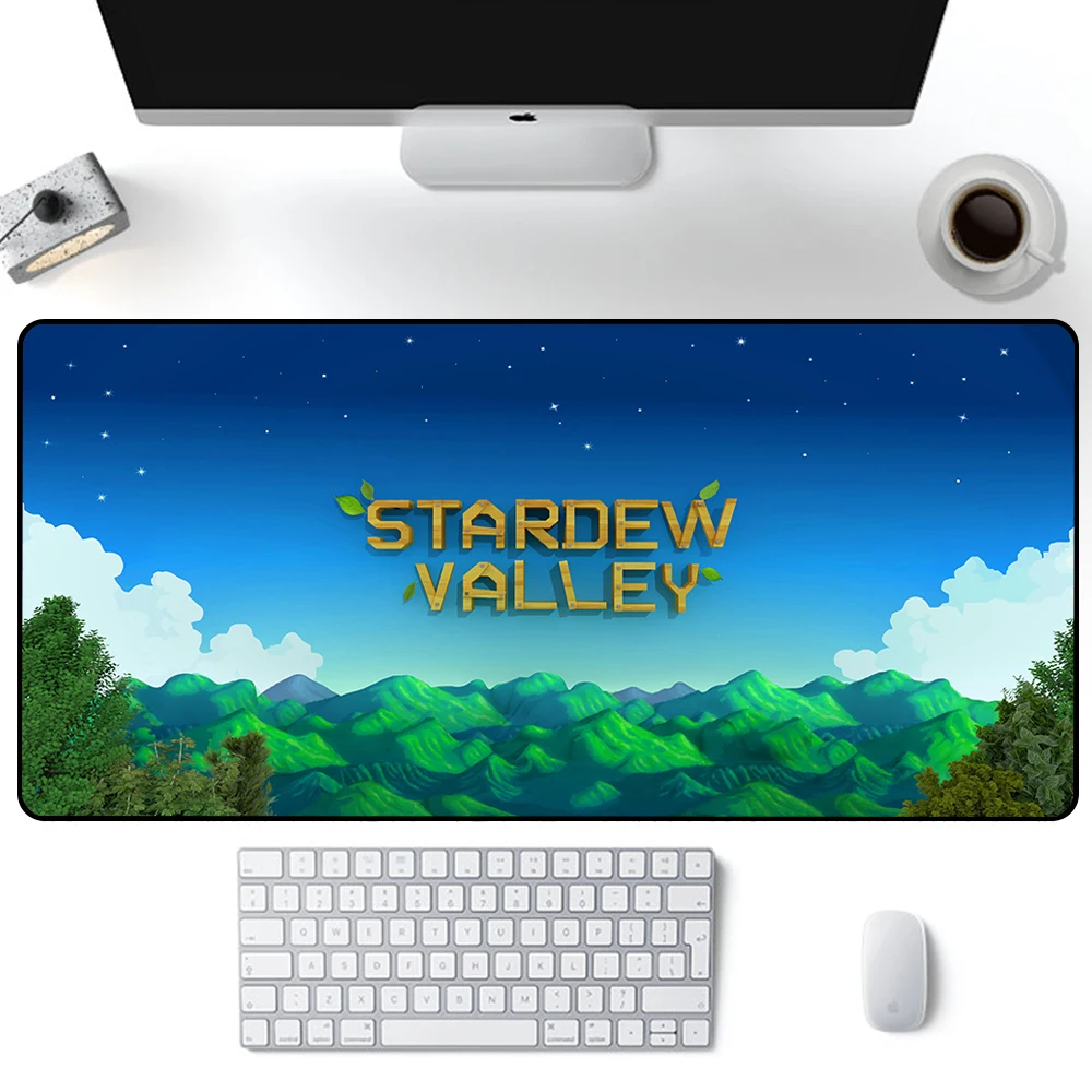 Stardew Valley Mouse Pad Large Gaming Mousepad Gamer Computer Office Mouse Mat XXL Carpet Keyboard Mat Desk Pad Laptop Mausepad