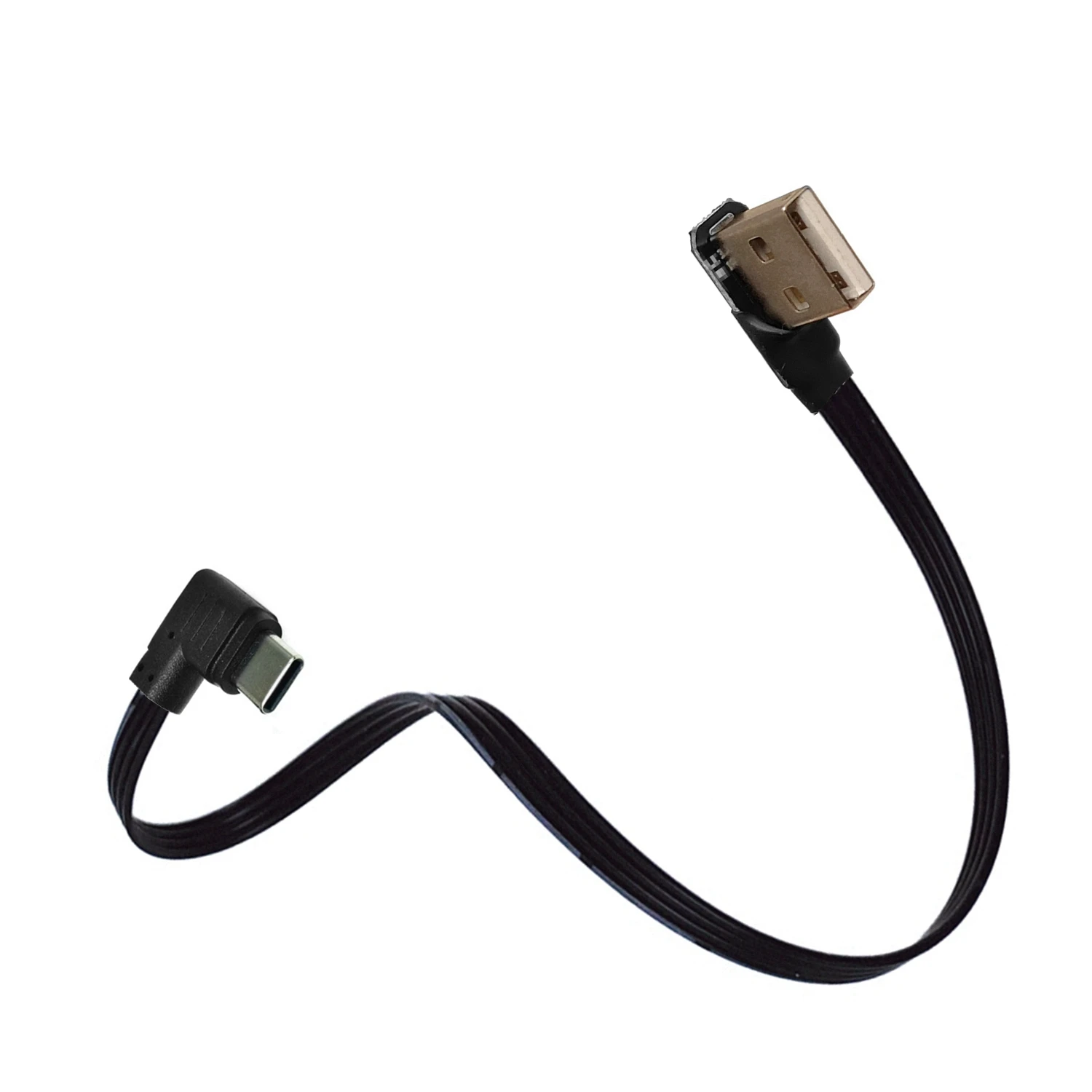 0.1-0.5m usb ultra curto adequado para projeção de tela de caixa de carro es cabo de dados de curvatura ultra plana pode ocultar cabo piay de carro