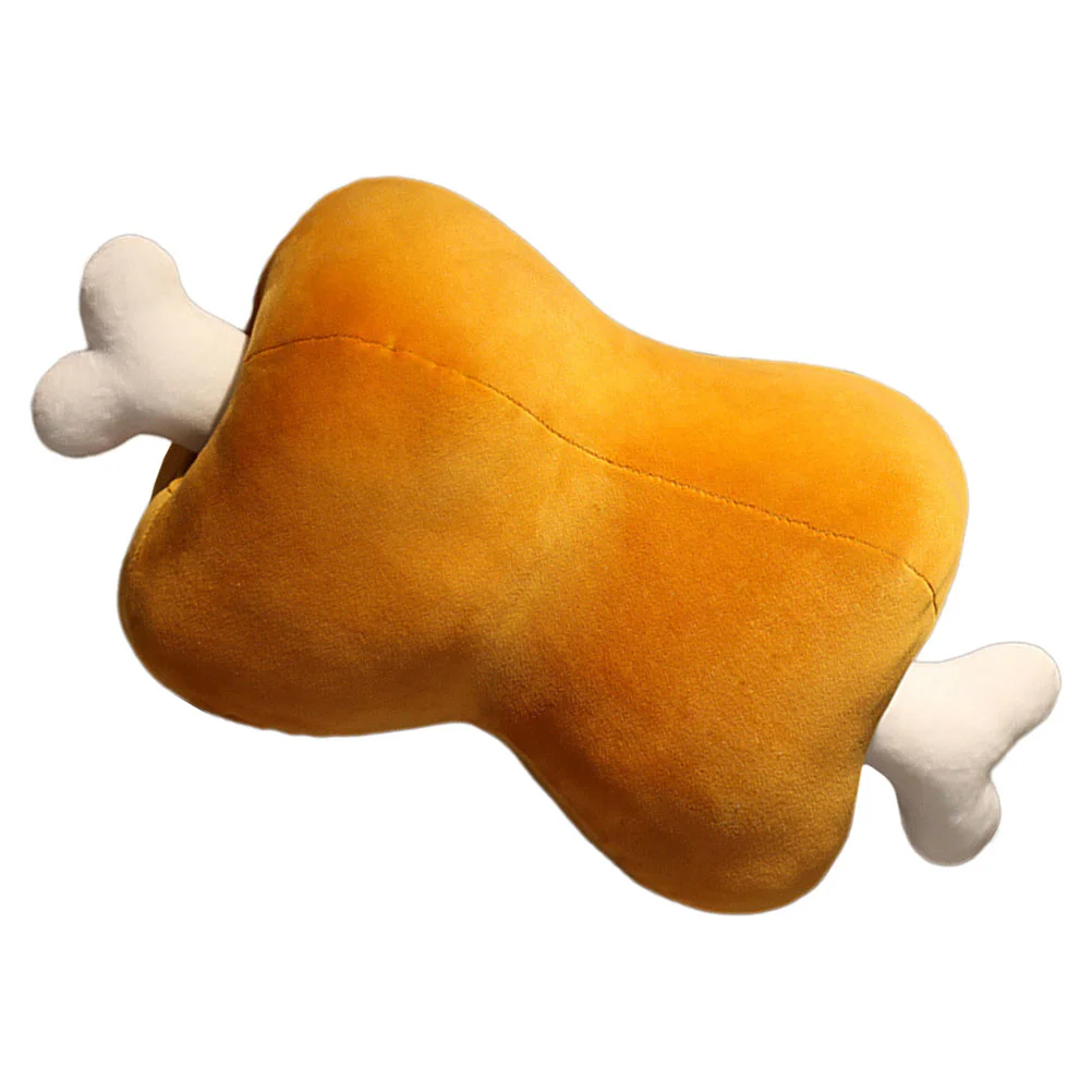 

Creative Meat and Bone Pillow Throw Pillows for Couch Simulation Stuffed Cushion Detachable Pp Cotton Toy Office