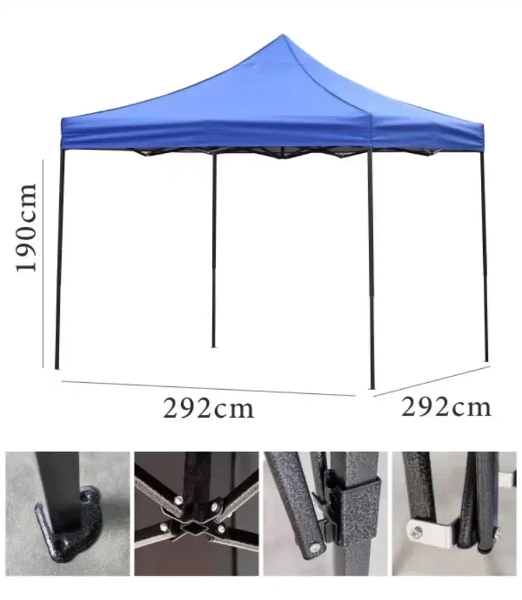 Factory made 2x2/3x3/3x4.5/3x6 automatic gazebos stretch beach marquee pop up canopy advertisingparty trade show tent for events