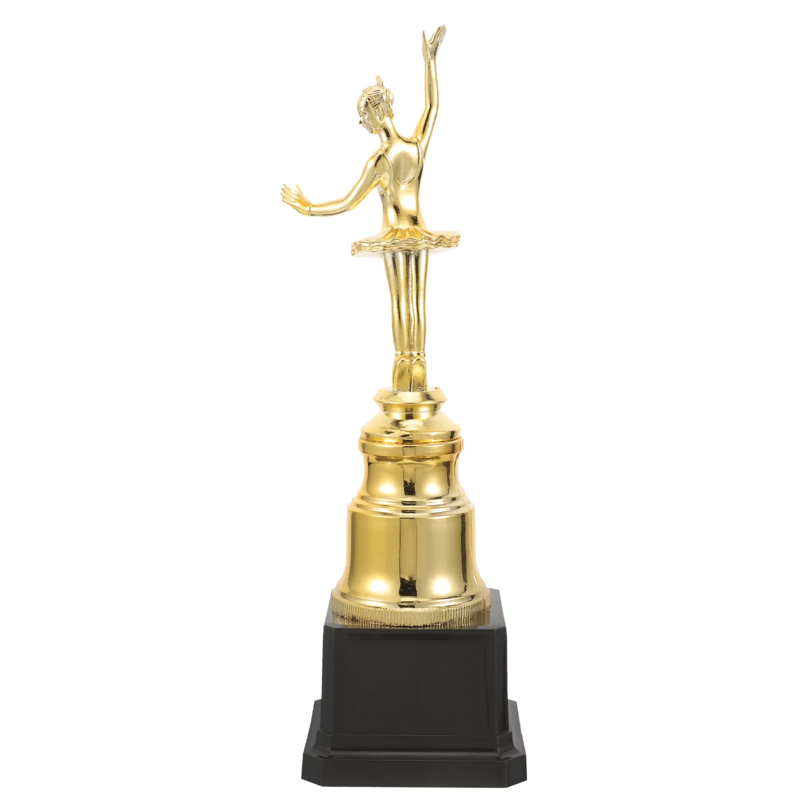 

Ballet Dance 28cm Plastic Award Cup Dancing Girl Statue Gifts Participation Winning Prize Statue Competition Latin