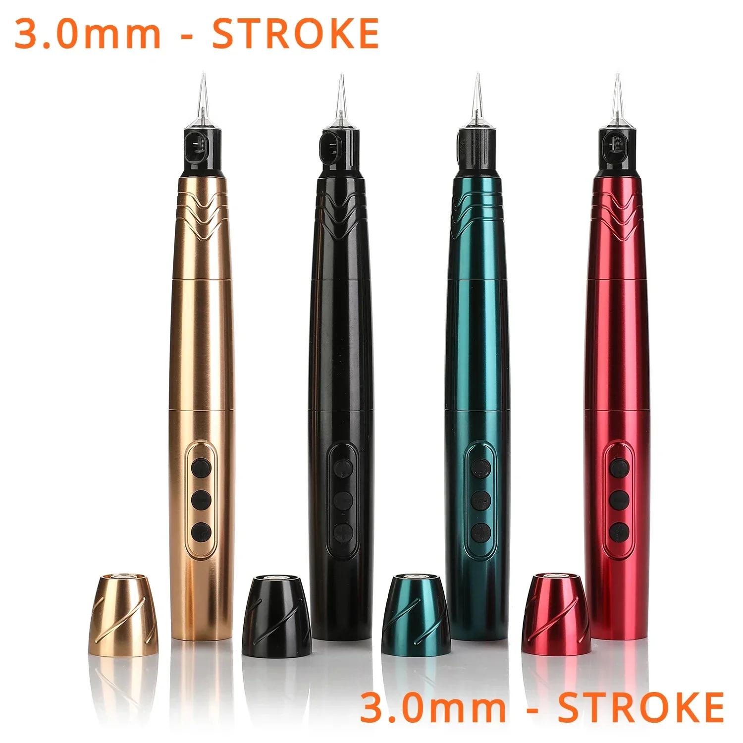 

3.0mm-stroke High Capacity Battery Digital Tattoo Machine Rechargeable Wireless Pen Rotary Pen 1800mAh