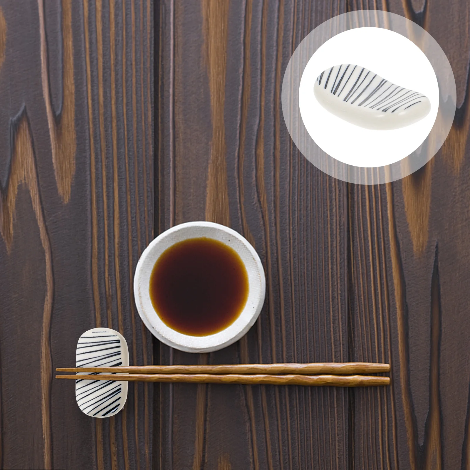 

Ceramic Chopsticks Holders Spoon Japanese Racks Japanese-style Rest Stand Serving Utensils