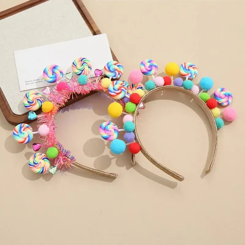 

New Cartoon Lollipop Hairband Sweet Candy Hairband Girly Heart Princess Hair Accessories