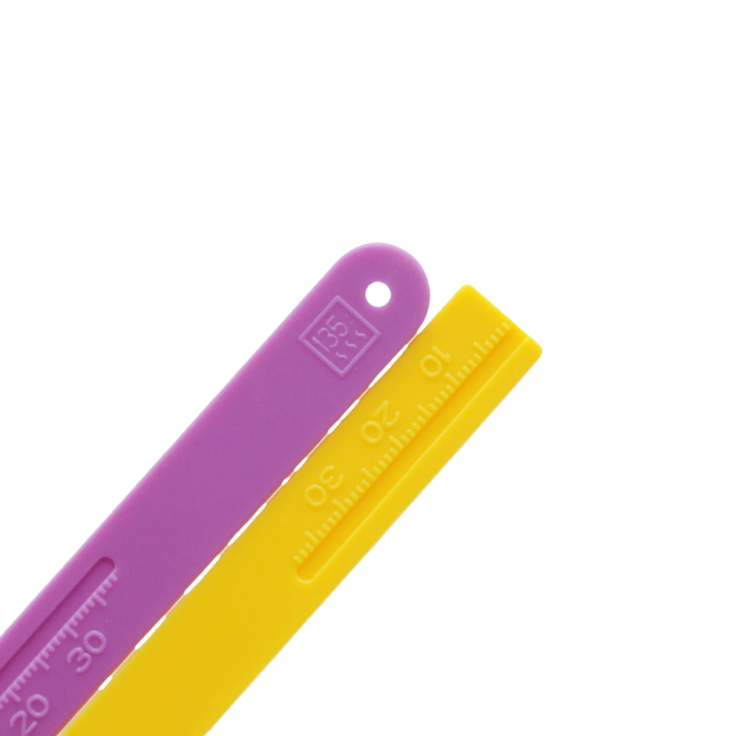 

1pc Dental Rulers Dentist Endo Finger Rulers Measure Scale Endodontic Dental Instruments Finger Ruler Measuring Tool Dentista