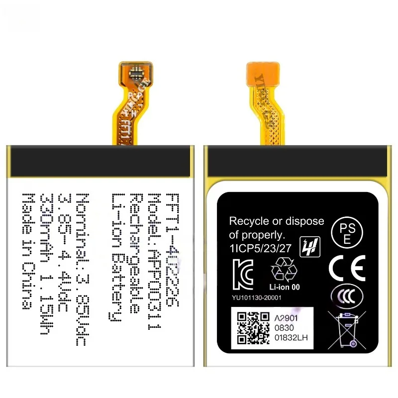 For Apack APP00311 330mAh Watch Battery Brand New Long-life Battery Board High-quality Rechargeable Lithium Battery
