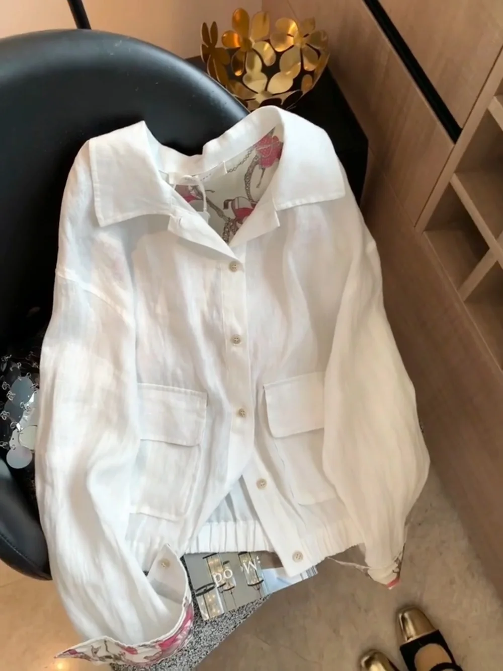 Casual Weiß irt Jaet Dünne Design Frühling Herbst Faionable Männer Frauen All-Match Freizeit Top Europäischen Sle Lose Fit lange...