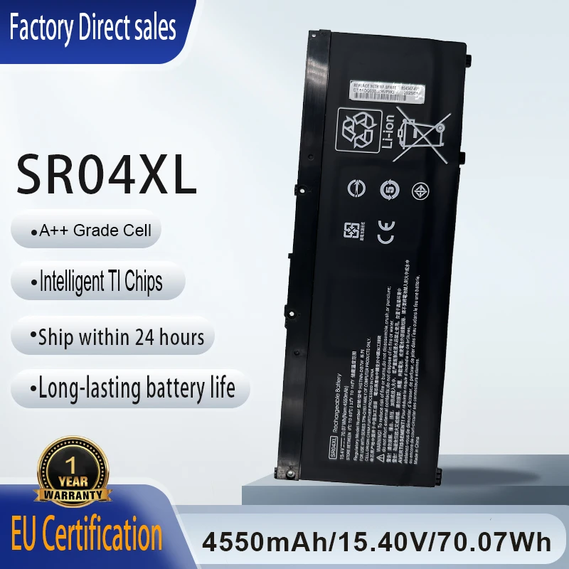 Nueva batería para portátil SR04XL para HP Omen 15-ce000 15-DC0000 Pavilion 15-cb000 Pavilion Gaming 15 2018 Pavilion 15-CB0XX 15-CX0XX