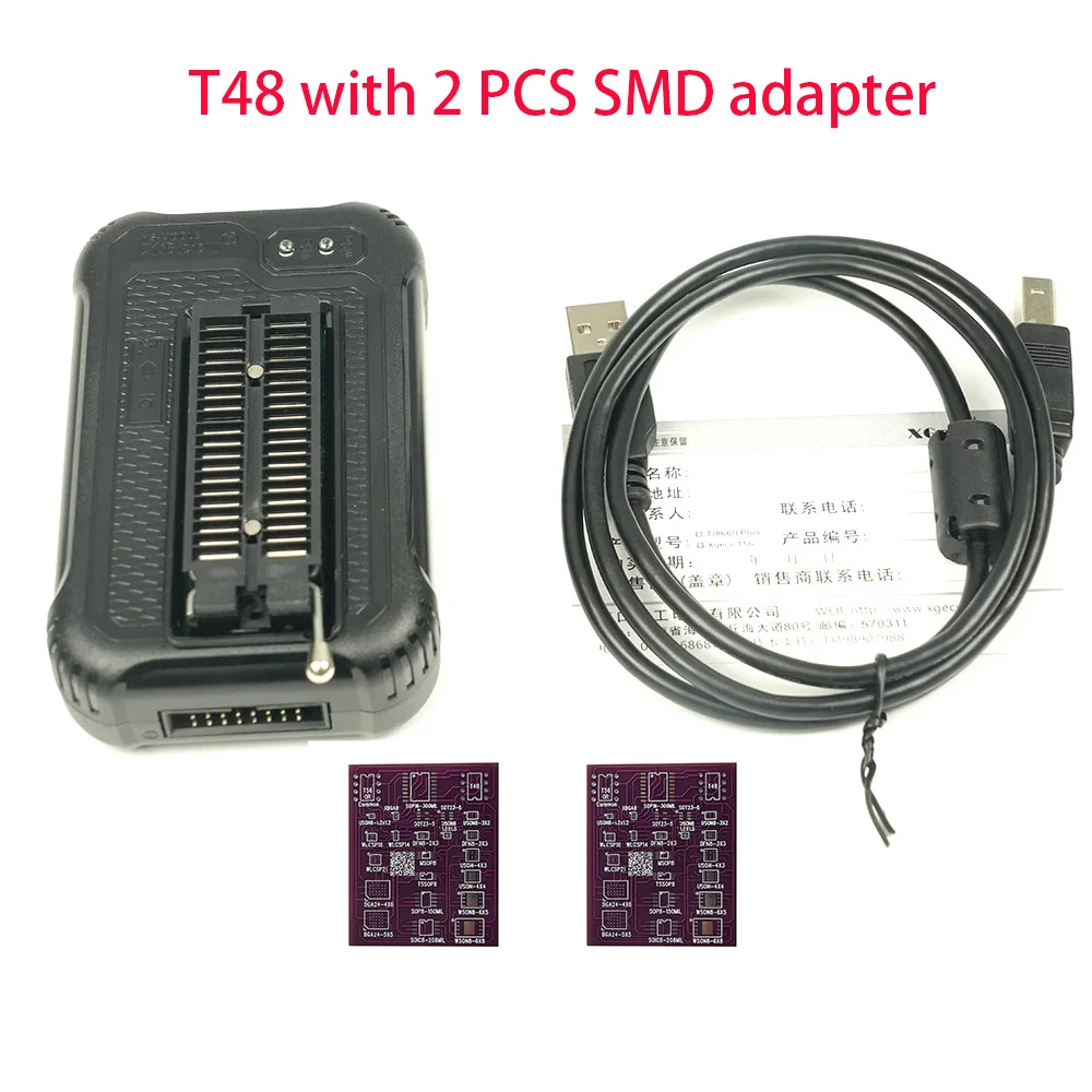 NAND T48 Programmer with SMD Adapter XGecu 100% Original EMMC-ISP /ADP_F48_EX-2 /EX-1 Adapter For Programming On T48 (TL866-3G)