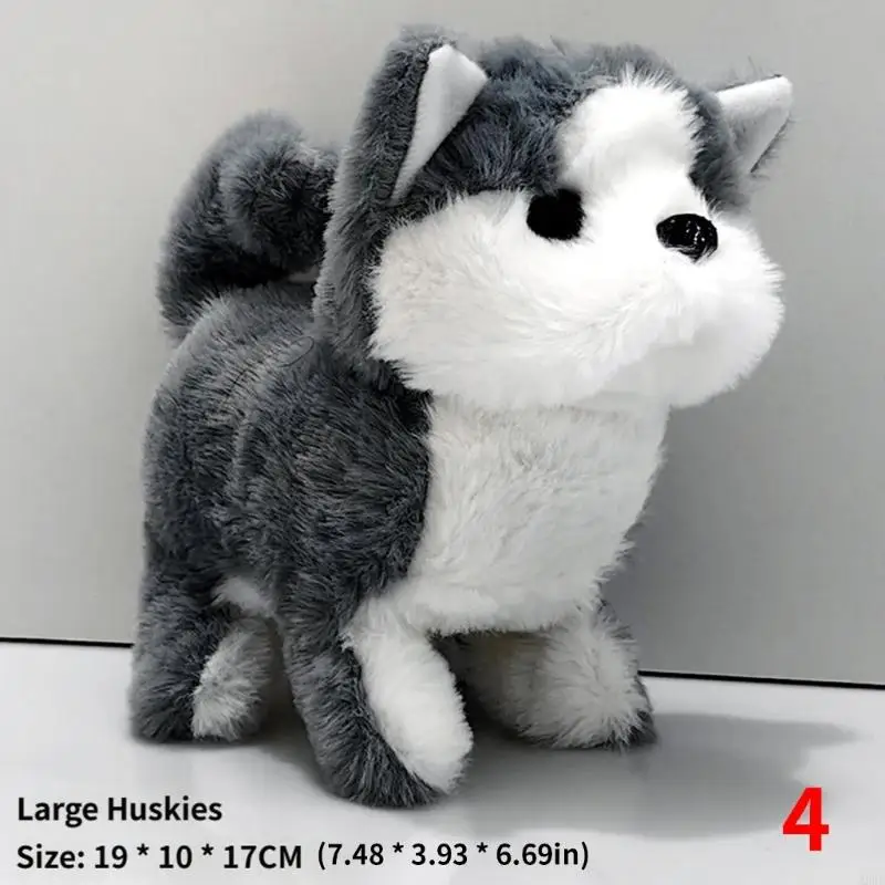 

Electric Pet Toy With Automatic Movements Voice Commands For Children Companion Robot Dog Plush Doll Kids Soothing Toy A2UB