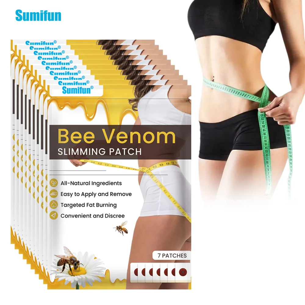 

7-140Pcs Sumifun Bee Venom Slimming Patch Belly Thigh Arm Lose Weight Fat Burning Sticker Whole Body Shaping Health Care Plaster